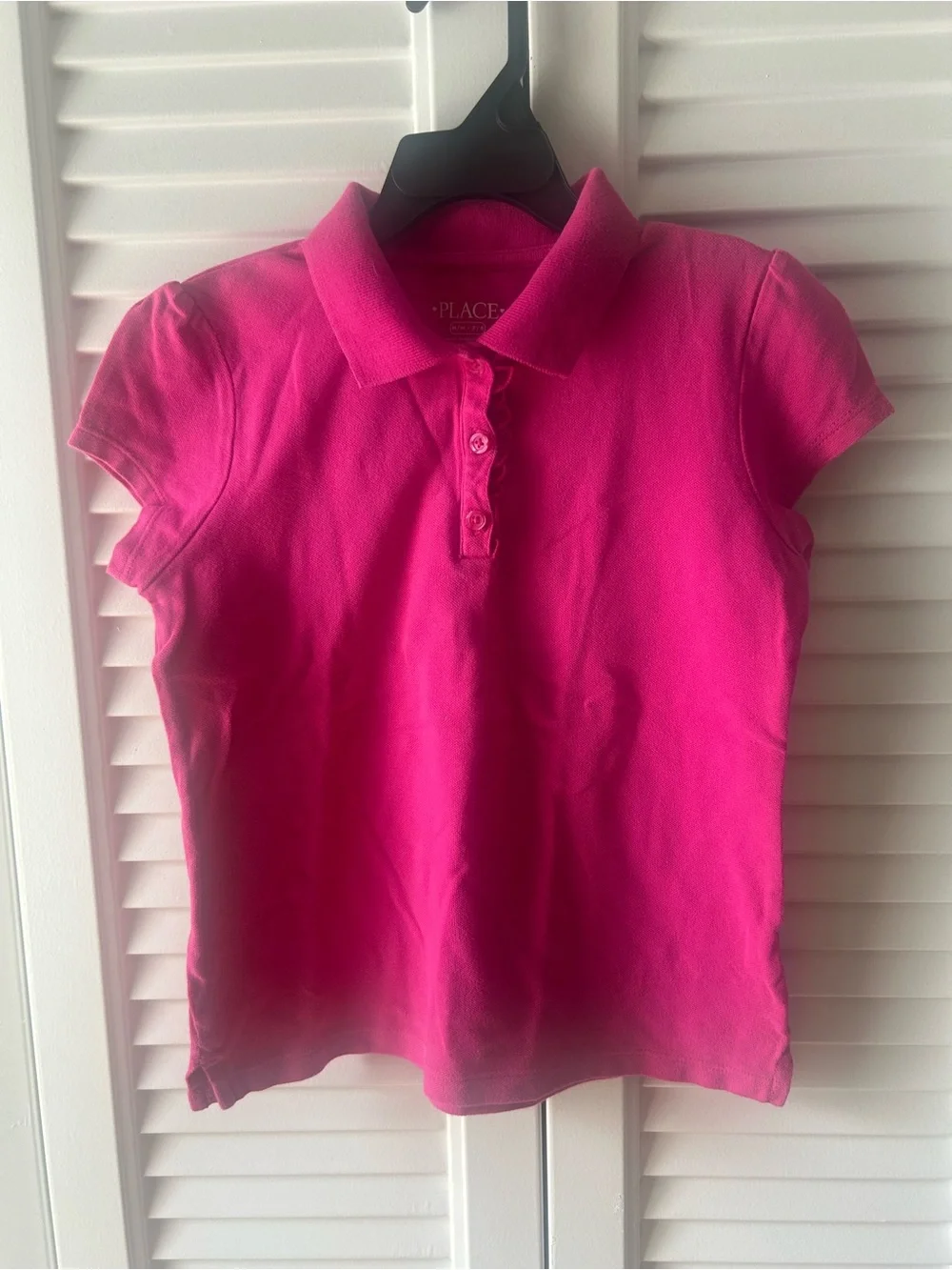 The Children's Place Girls' Bright Pink & Aqua Polo Tops